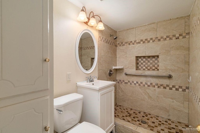 1106 17th St, Mcallen, TX 78501 - bathroom with a tile shower and vanity