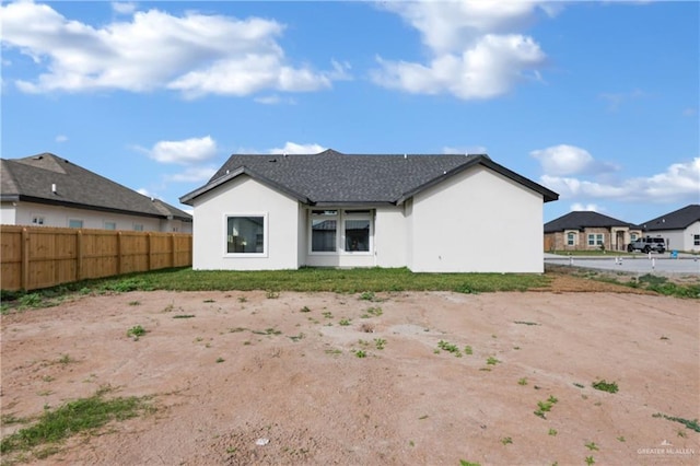 view of back of property