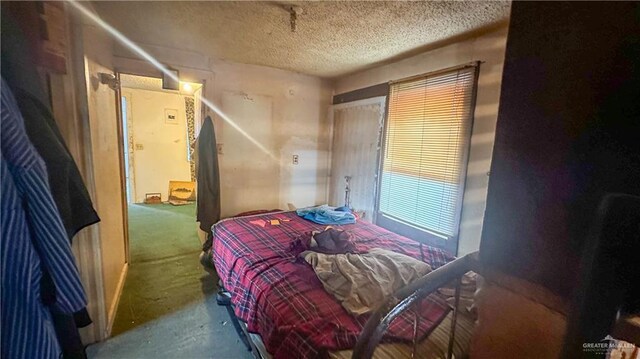 816 N Carlson St, Elsa, TX 78543 - bedroom with a textured ceiling