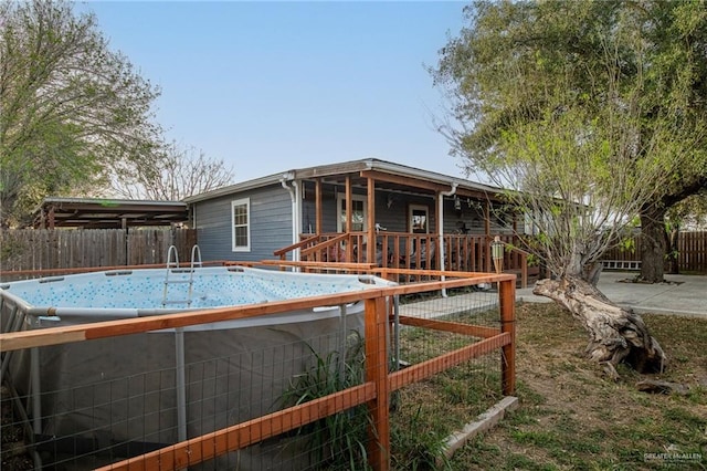 949 S Gumwood St, La Villa, TX 78562 - view of pool featuring a fenced backyard