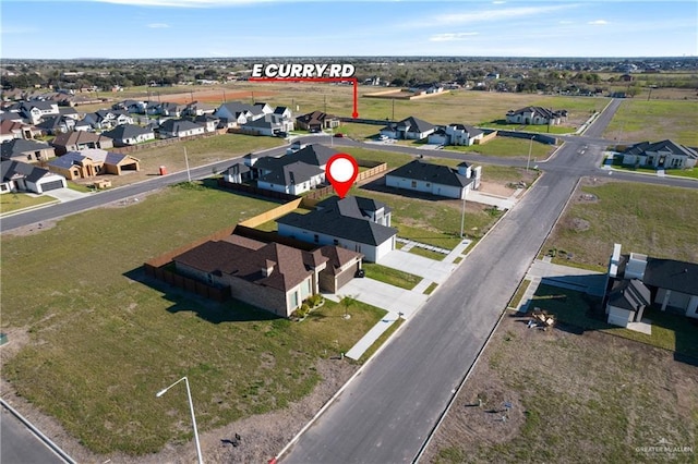 528 Candela St, Edinburg, TX 78542 - drone / aerial view featuring a residential view