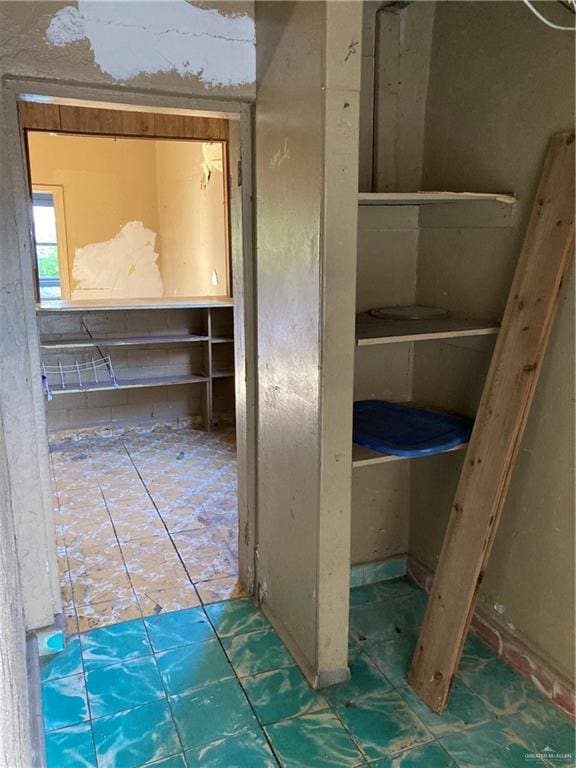 interior space featuring tile patterned floors