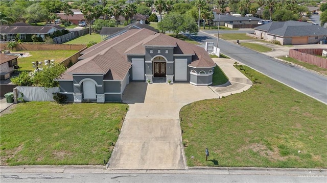bird's eye view featuring a residential view