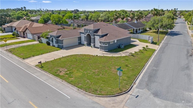 birds eye view of property featuring a residential view