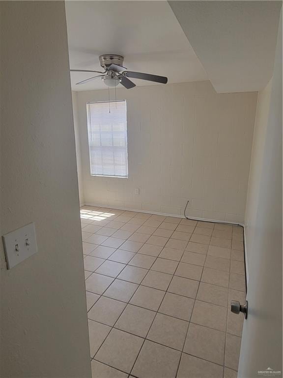 225 N 28th St, Mcallen, TX 78501 - unfurnished room featuring a ceiling fan and light tile patterned floors