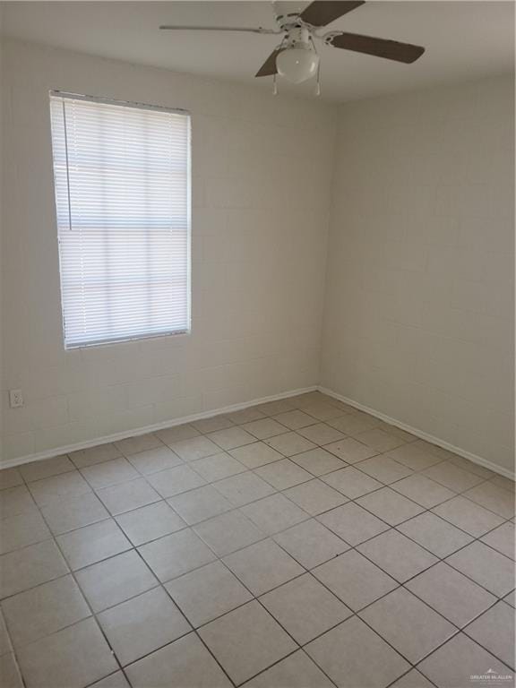 225 N 28th St, Mcallen, TX 78501 - empty room featuring a ceiling fan and baseboards