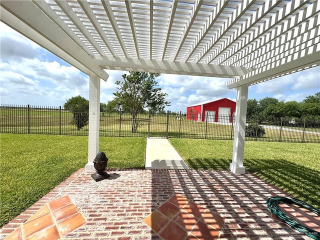 1630 E California Rd, Los Fresnos, TX 78566 - view of patio / terrace with a pergola