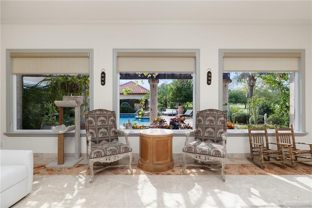 view of sitting room