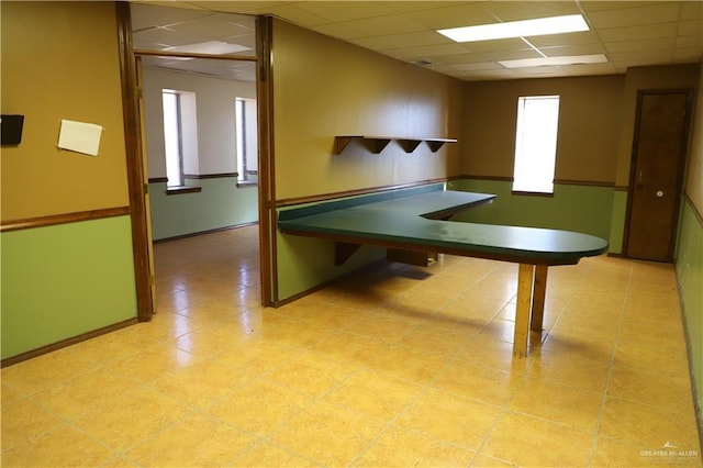 12431 Ware Rd, Edinburg, TX 78541 - playroom with a paneled ceiling and baseboards