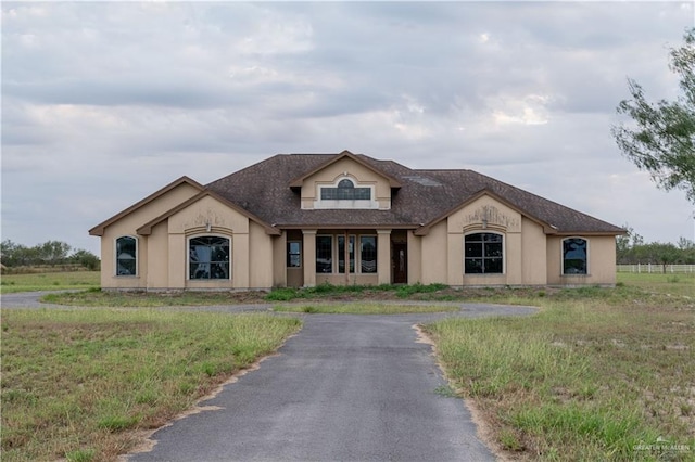 view of french country style house