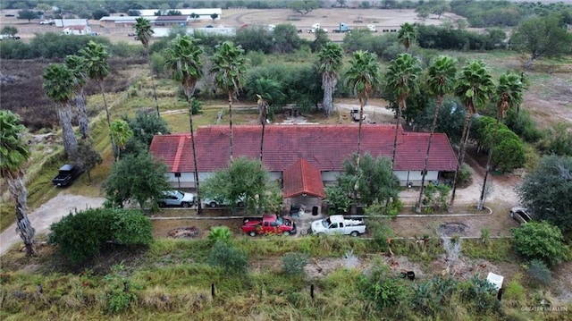 bird's eye view featuring a rural view