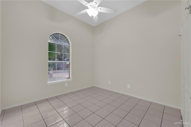 1507 Vatia Blvd, Mission, TX 78572 - spare room featuring light tile patterned floors and a ceiling fan