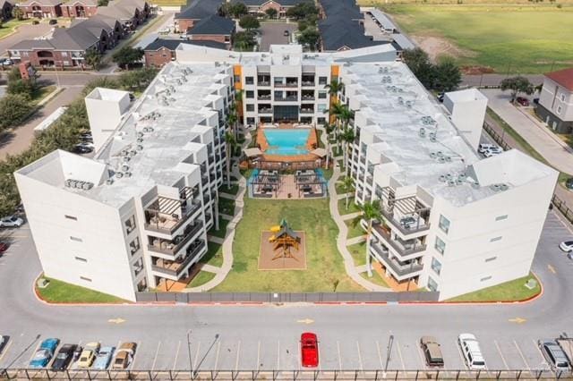 813 Travis St Unit 205, Mission, TX 78572 - drone / aerial view of a pool area