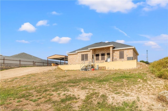 view of back of house