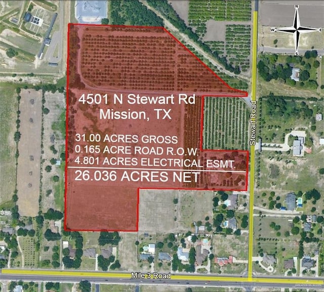 4501 N Stewart Rd, Palmhurst TX, 78573 land for sale