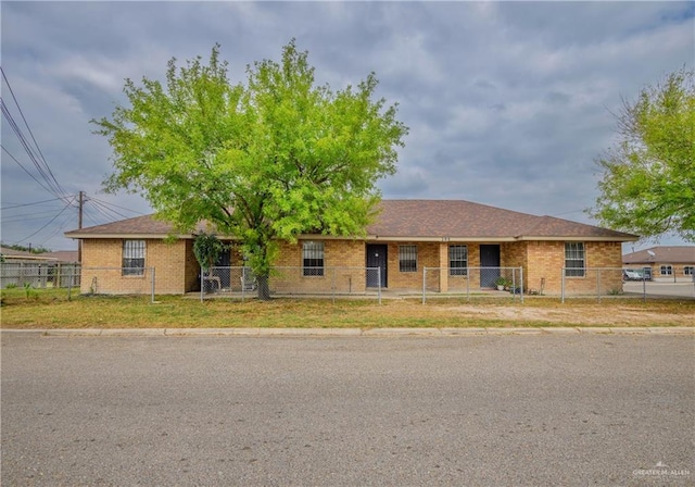 view of ranch-style house