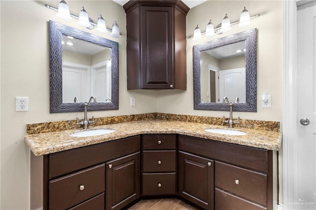 2601 Moreno Sr, Edinburg, TX 78541 - full bathroom with double vanity