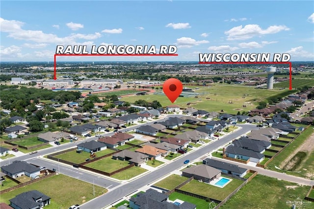 3101 E Iverson Ave, Edinburg, TX 78542 - aerial perspective of suburban area
