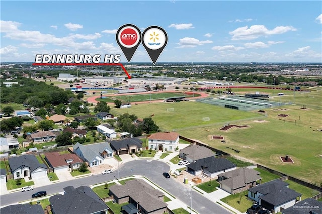 3101 E Iverson Ave, Edinburg, TX 78542 - aerial view of residential area