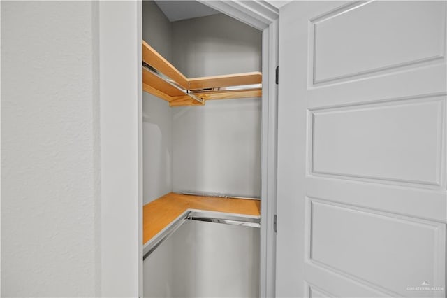 view of closet