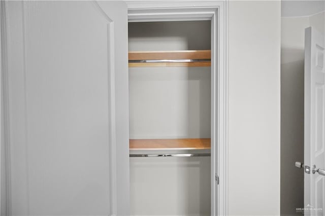 view of closet
