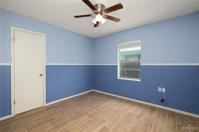604 N Padre Ave, Weslaco, TX 78596 - unfurnished room featuring wood finished floors and ceiling fan