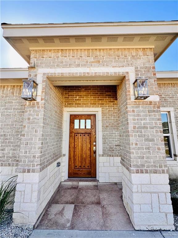 2110 Trinity, Donna, TX 78537 - view of exterior entry with brick siding
