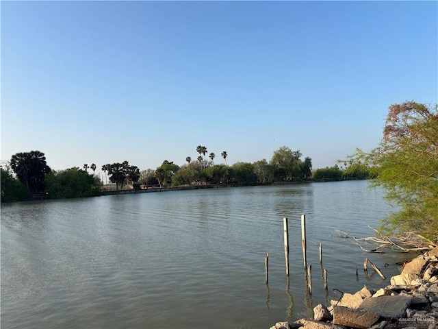 1060 Timothy St, San Benito, TX 78586 - water view with a boat dock
