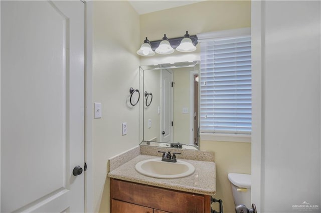 3008 S M St Unit 4, Mcallen, TX 78503 - half bath with vanity and toilet