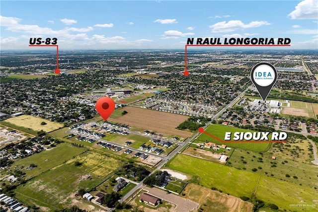 1921 Lime St, San Juan, TX 78589 - aerial overview of property's location