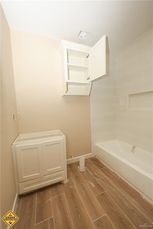 bathroom featuring tub / shower combination