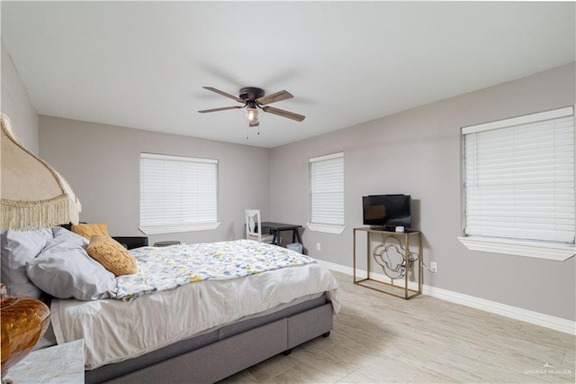 1008 Monterrey St, Edinburg, TX 78539 - bedroom with baseboards and ceiling fan