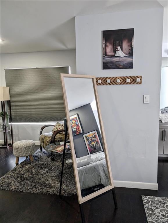 room details featuring hardwood / wood-style flooring