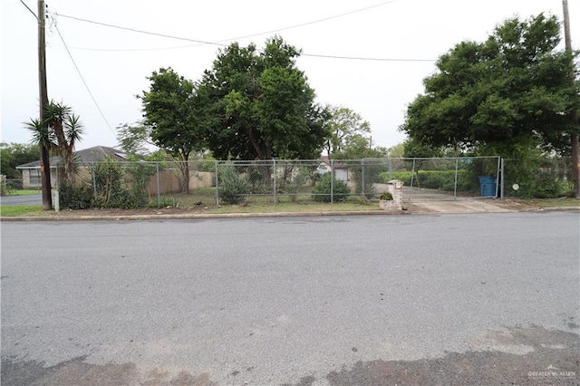 view of street with curbs and sidewalks