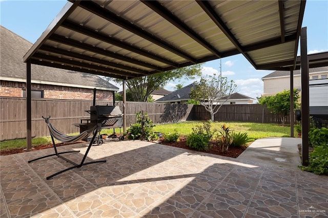 view of patio