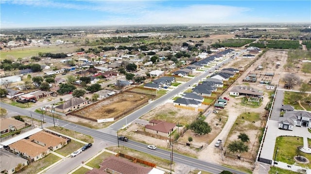 aerial view featuring a residential view