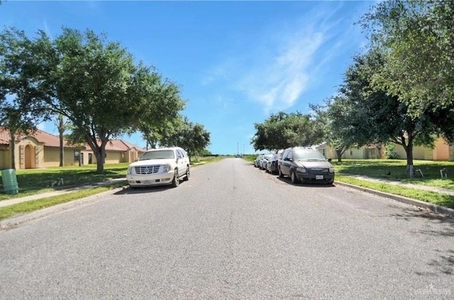 view of road