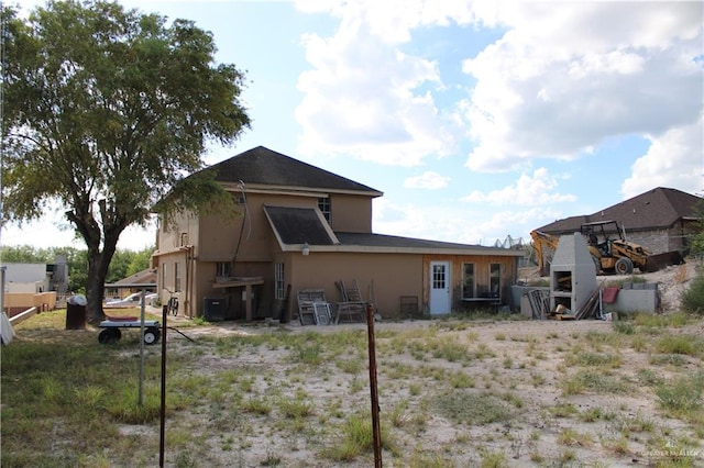 view of rear view of property