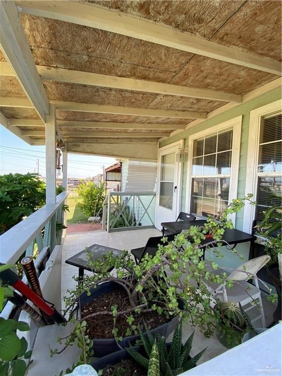 view of patio / terrace featuring a porch