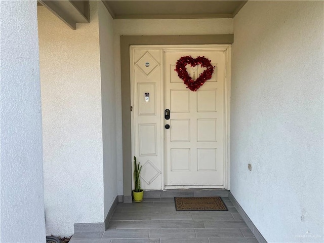 view of property entrance