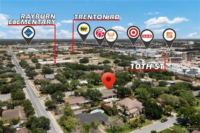 1313 Oriole Ave, Mcallen, TX 78504 - birds eye view of property