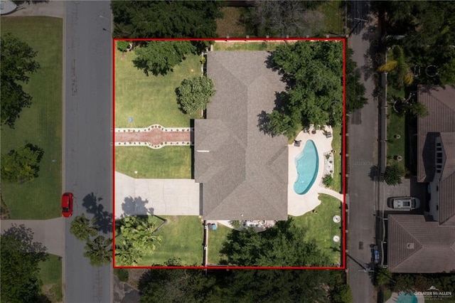 1313 Oriole Ave, Mcallen, TX 78504 - birds eye view of property