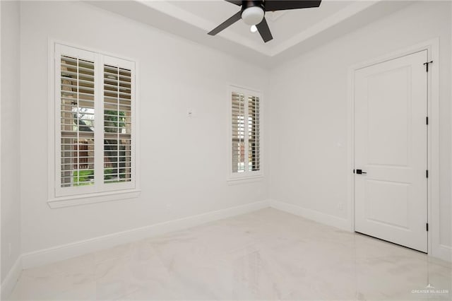 1313 Oriole Ave, Mcallen, TX 78504 - spare room featuring baseboards and a ceiling fan