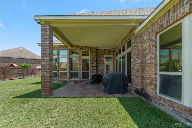 3606 Santa Lucia St, Mission, TX 78572 - view of patio / terrace with grilling area