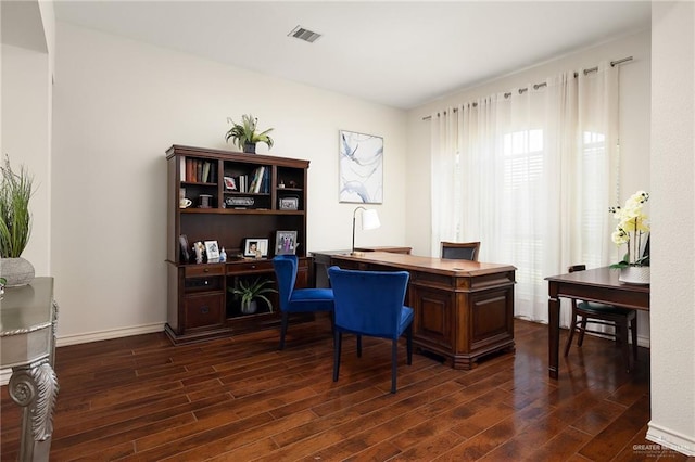 2800 San Ricardo St, Mission, TX 78572 - office space with dark wood finished floors and baseboards