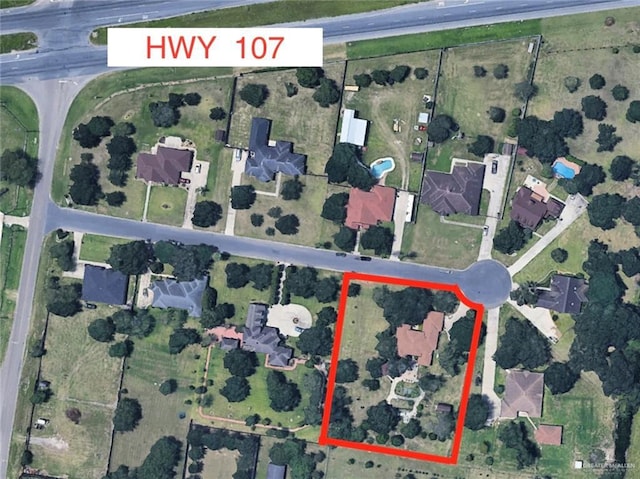 6501 Magnum Rd, Mission, TX 78573 - aerial overview of property's location with property boundaries highlighted