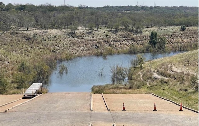 view of water feature