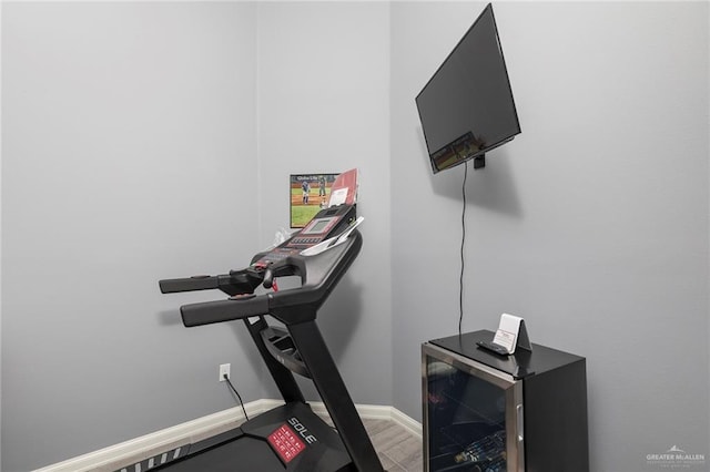 1803 Lago Michigan St, Edinburg, TX 78542 - exercise room featuring baseboards