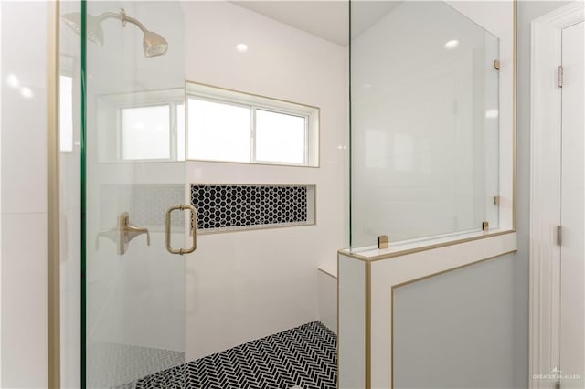 1711 Lago Delton, Edinburg, TX 78542 - full bathroom featuring a shower with shower door