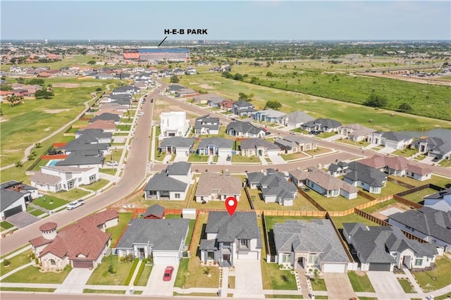 1711 Lago Delton, Edinburg, TX 78542 - aerial view of residential area featuring a golf course